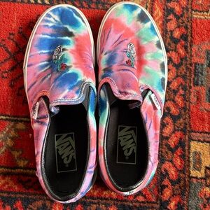 Vans Grateful Dead Tie-Dye Slip Ons
